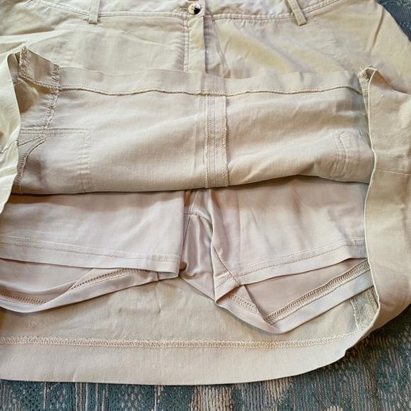 Bundle of 2 Women's Jamie Sadock Skorts Beige and Pink Golf Skirt Size 16 Strech - Picture 8 of 13